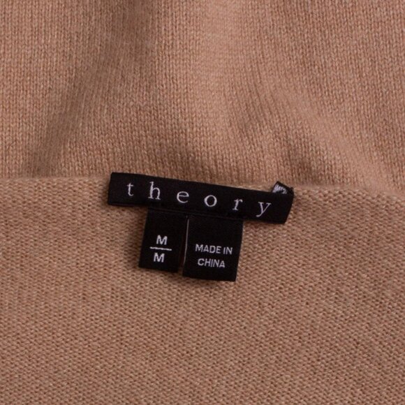 THEORY Tan Cashmere Sweater - Picture 6 of 7